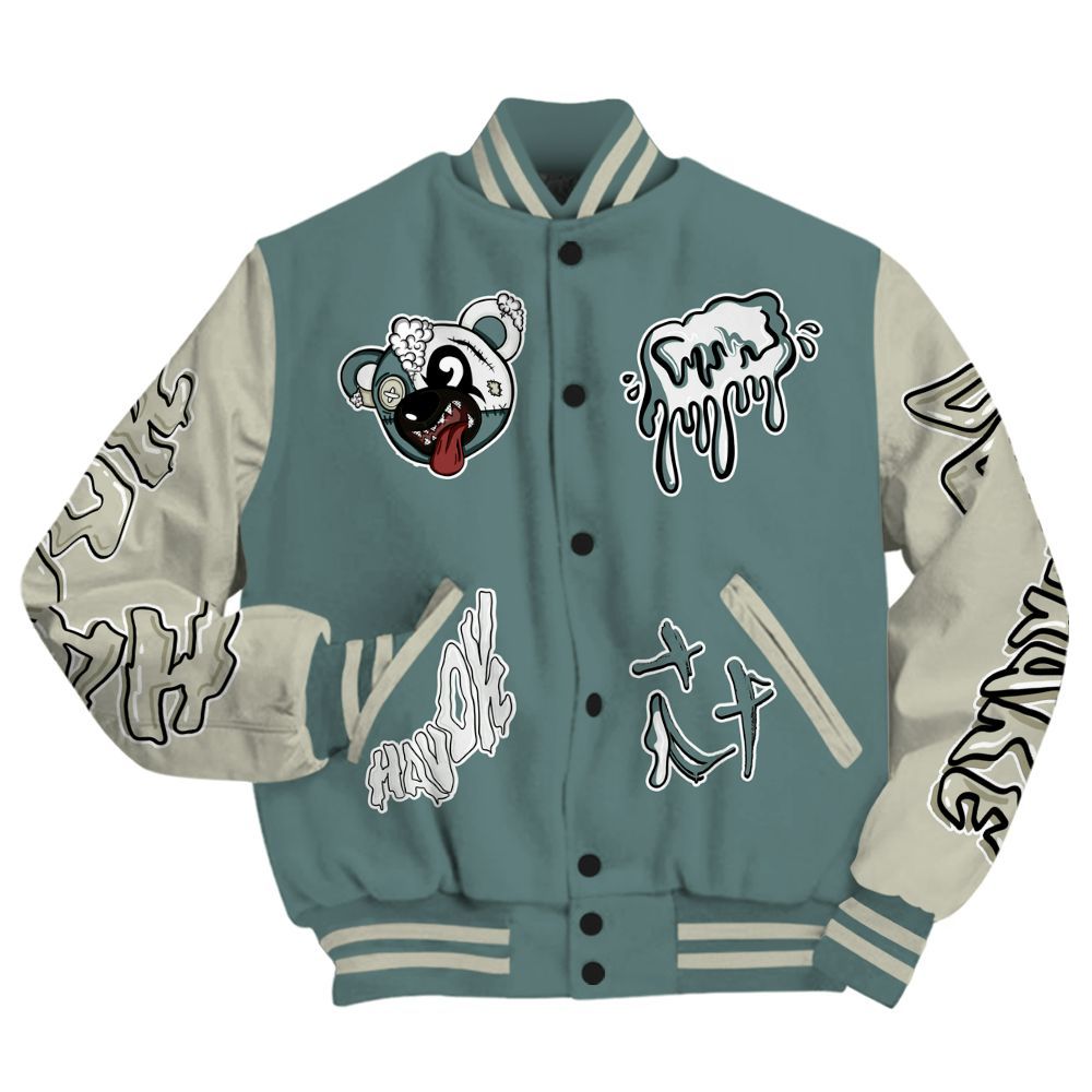 Varsity Jacket To Match AMM Low 17s - Havok Bear All Over Print