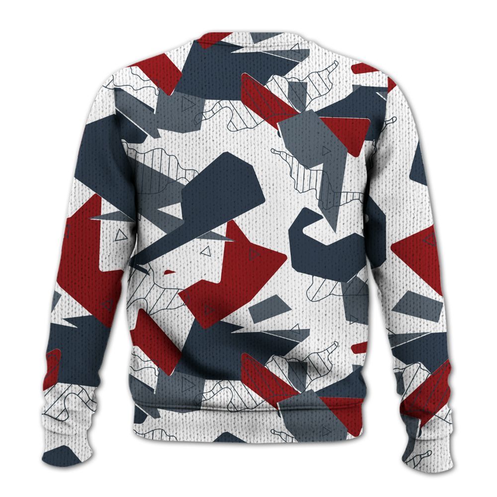 Knitted Sweater To Match Navy Blue 2024 6s - Friday Funny Retro