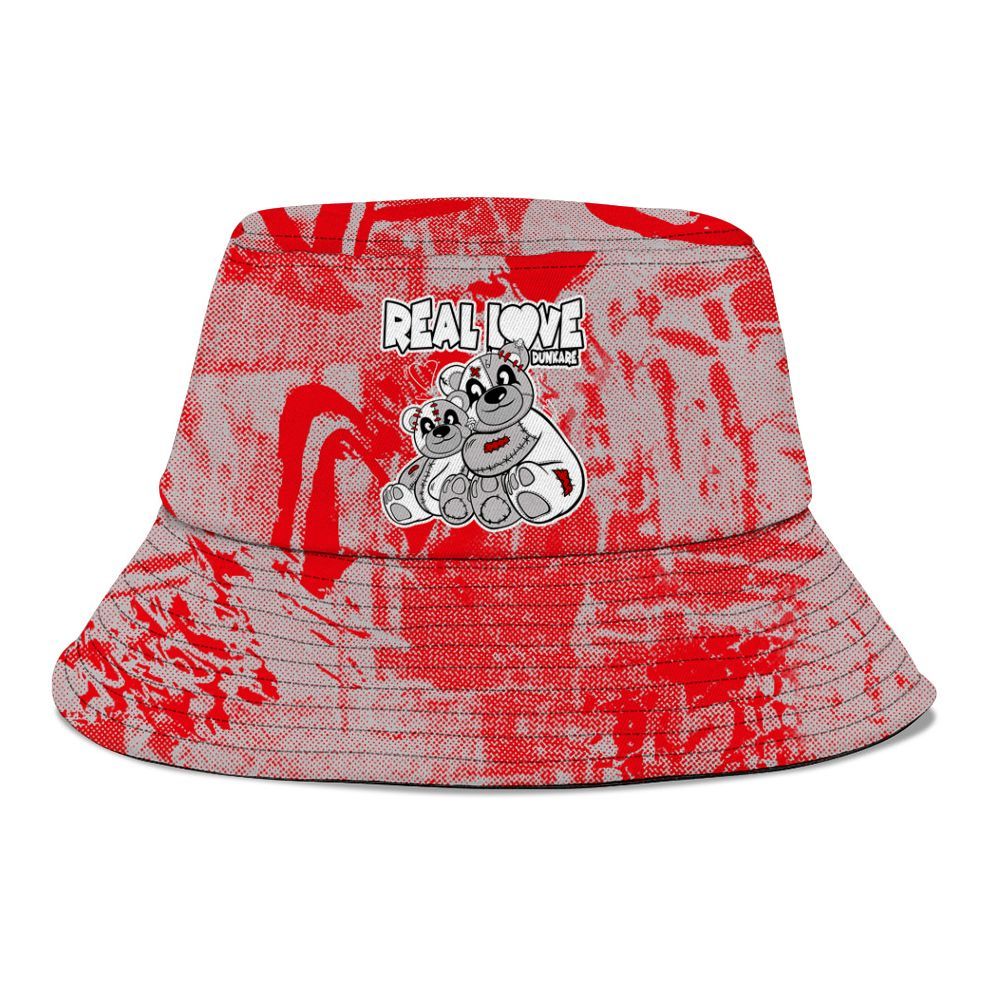 Bucket Hat To Match Air Max 1 Low Poly - Sincere Fondness Bear Graphic