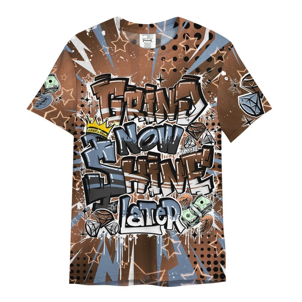 Shirt To Match Air Foamposite Metallic Copper - Grind2 Shine Later All Over Print