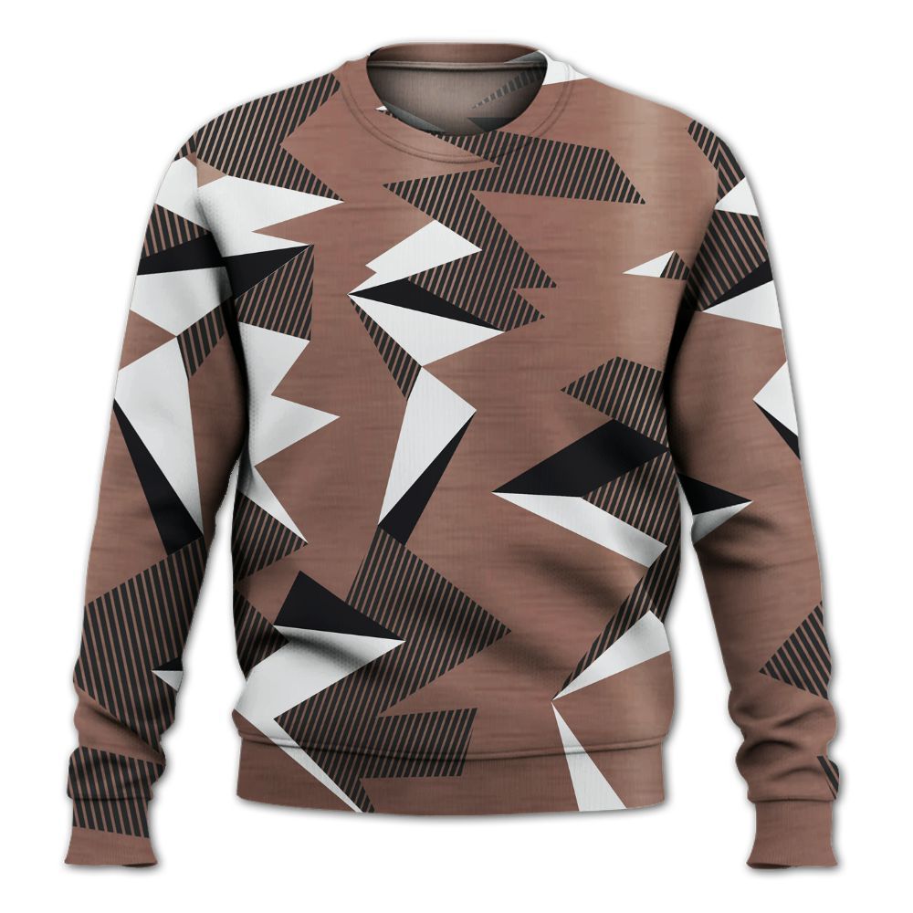 Sweatshirt To Match KD 4 Christmas - Geometric Camouflage Pattern All Over Print