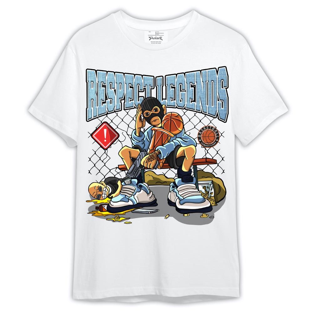 Shirt To Match High OG First In Flight 1s - Respect Legends Basketball Shirt Outfit 1005 TCD