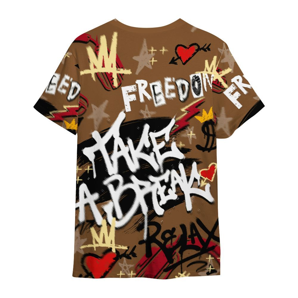Shirt To Match Air Max 90 Escape - Take Break Freedom Graffiti Streetwear All Over Print