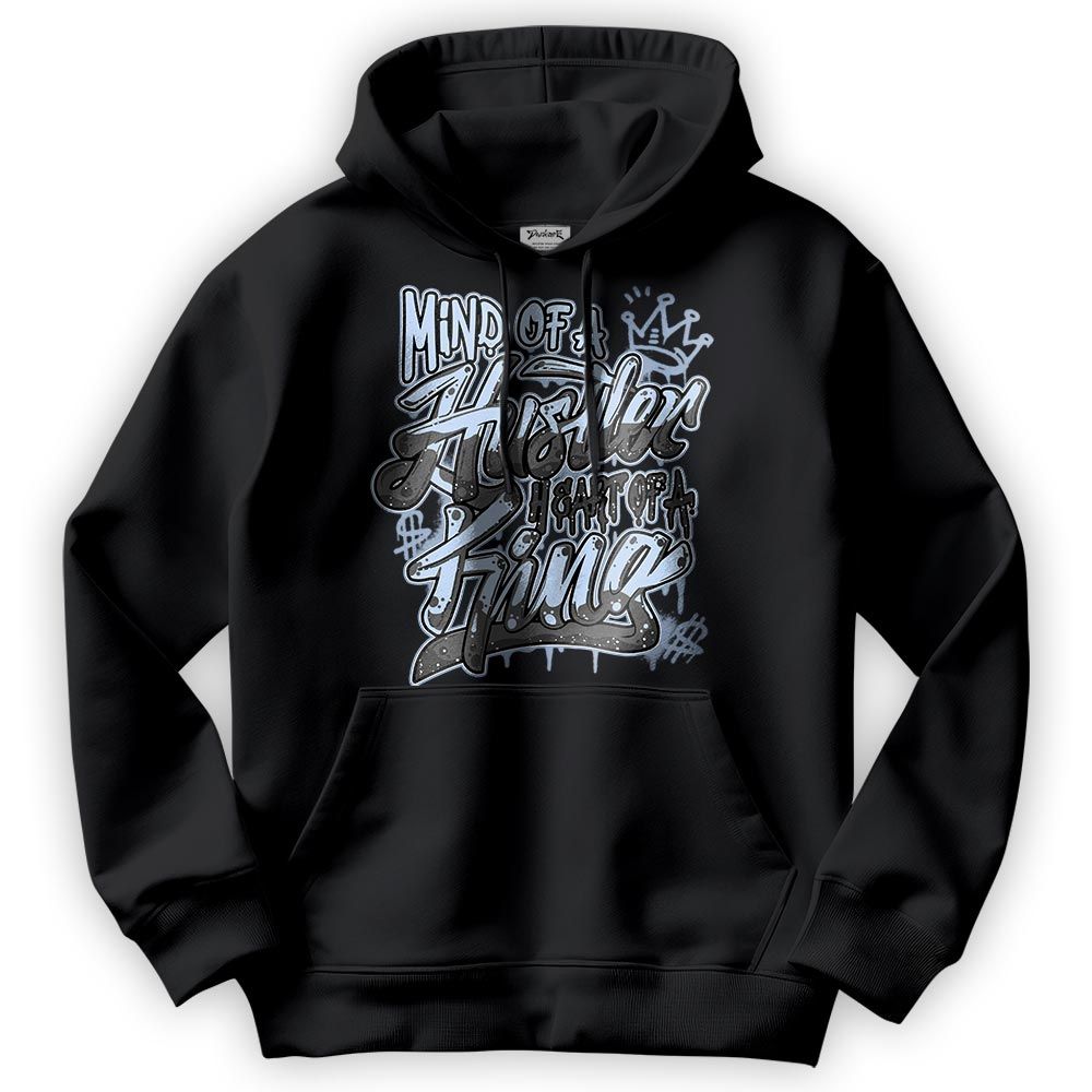 Sweatshirt To Match Reverse Black White 6s Hoodie - Mind Of Hustlers Heart King Graphic Hoodie Unisex