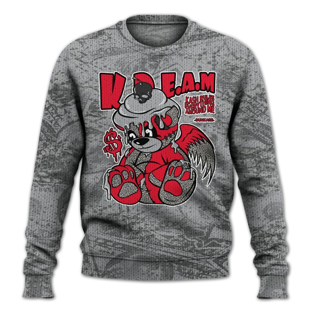 Knitted Sweater To Match Knitted Sweater To Match Black Cement 3s - Loot Bear