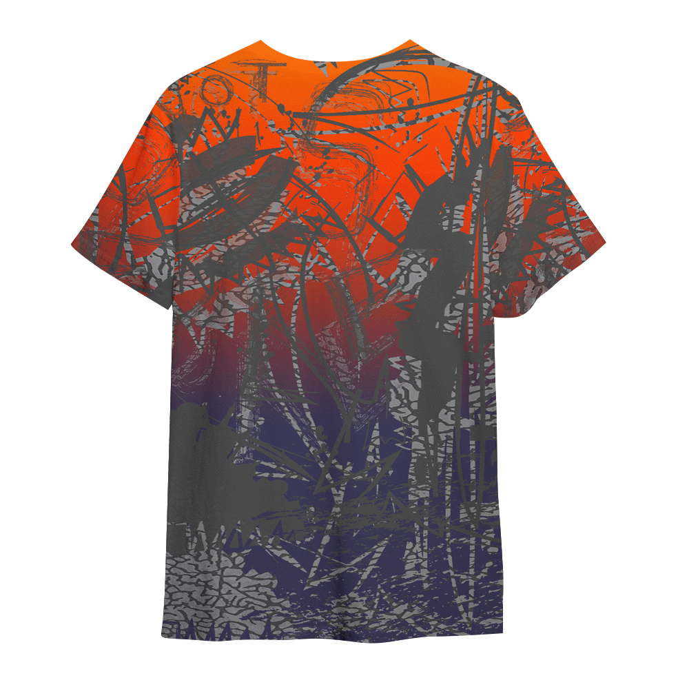 Shirt To Match Rio 3s - Moneycall Unique Scratched Art Shirt Unisex