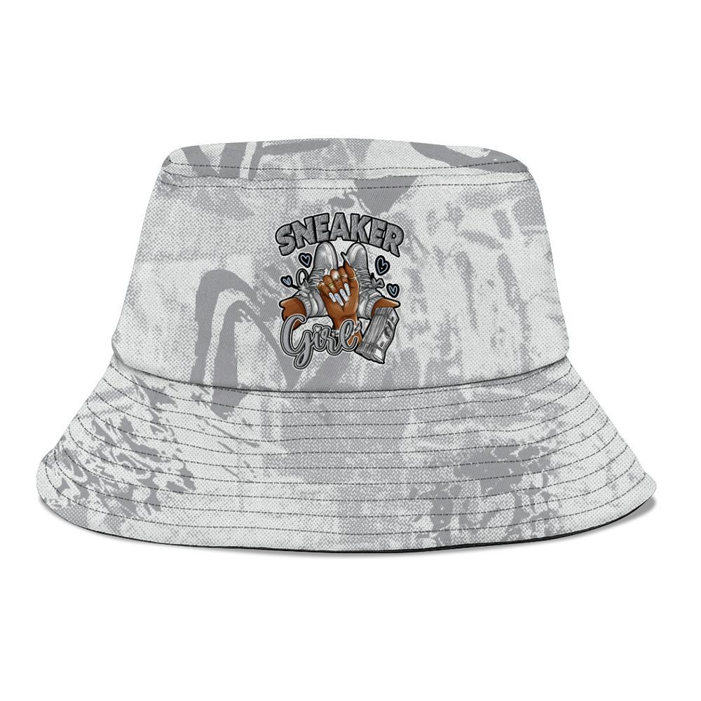 Bucket Hat To Match Low OG Wolf Grey 1s - Sneakerz Girlz Heart Grunge Graphic