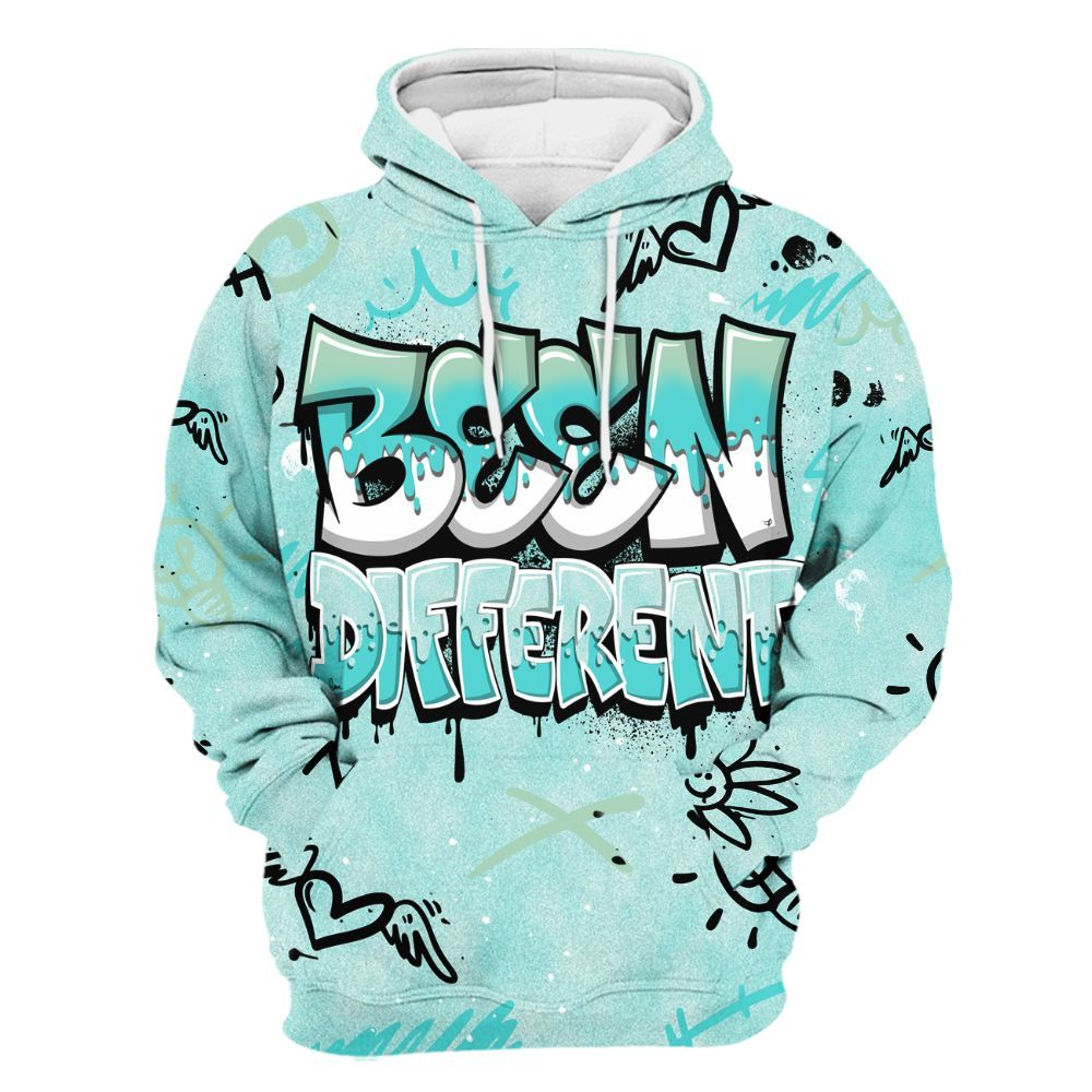 Hoodie To Match Low OG Washed Teal 1s - Drip Been Di2ferent All Over Print