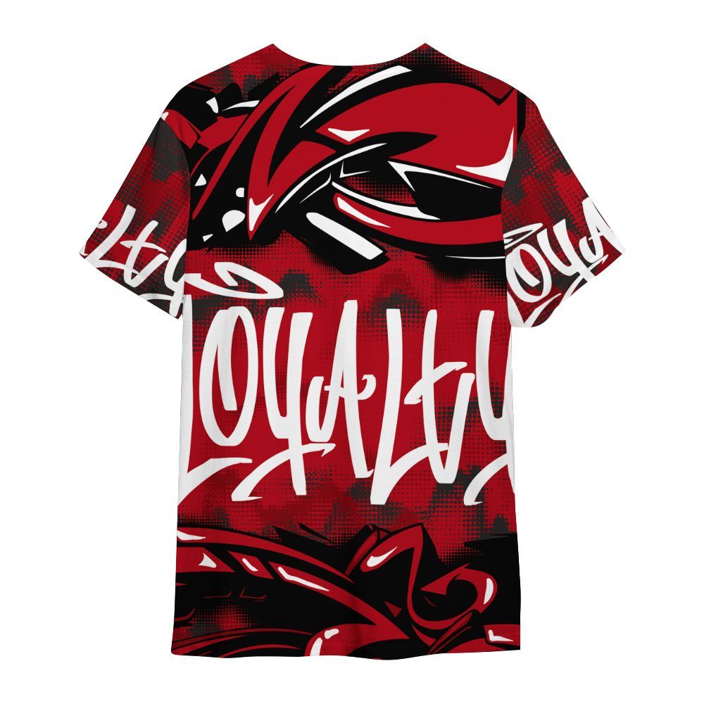 Shirt To Match Bred Velvet 11s - Loyalty Out Value Graffiti All Over Print