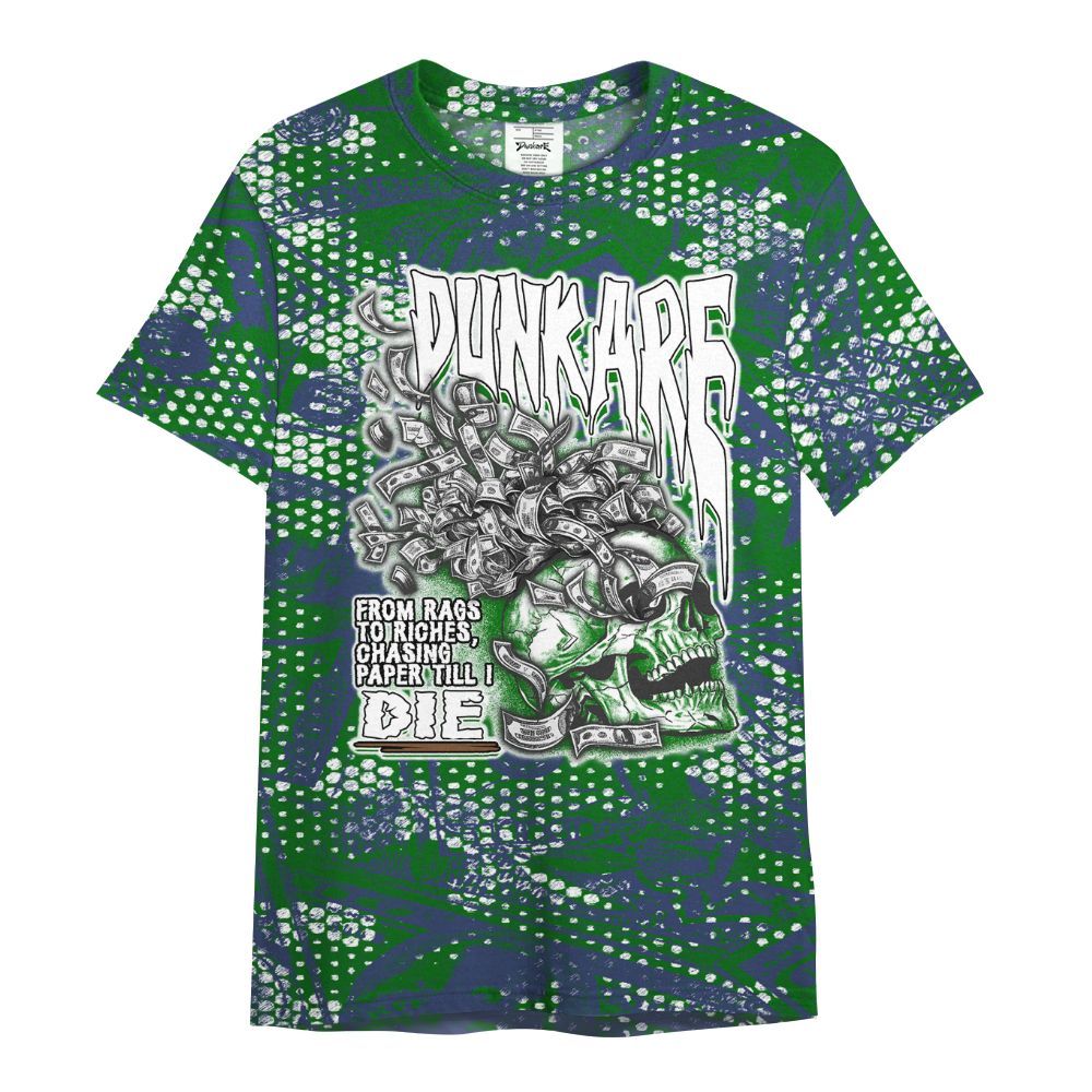 Shirt To Match Midnight Navy 13s - From Rags To Riches All Over Print