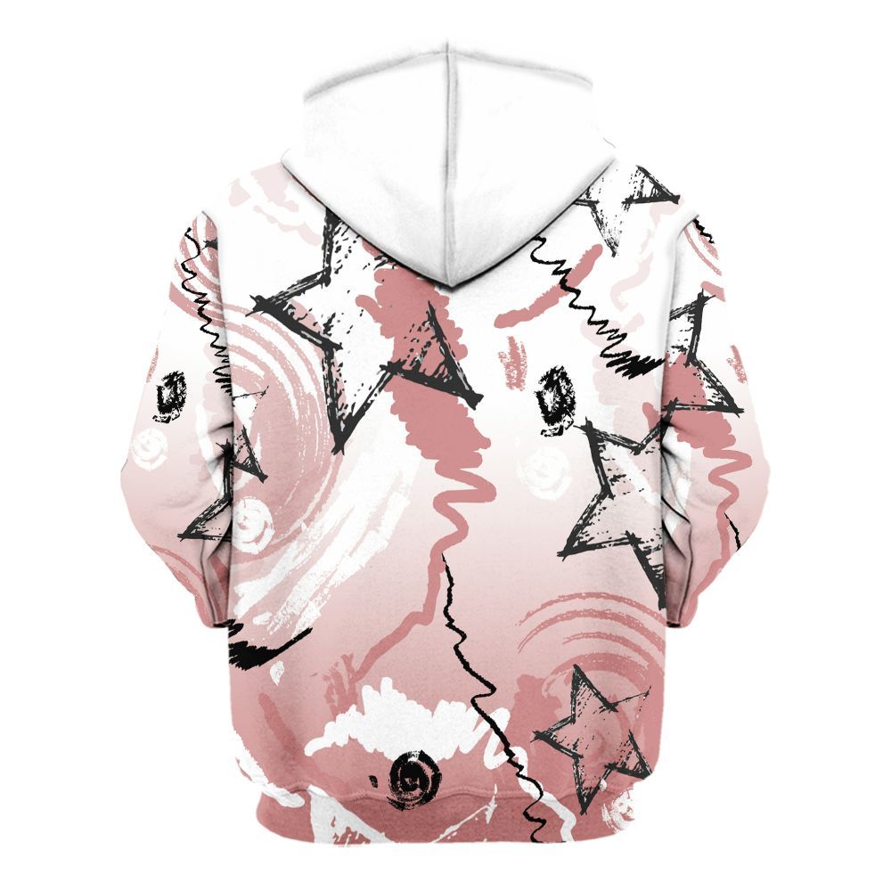 Hoodie To Match Low OG Rust Pink 1s - Grind Shine Later Drip All Over Print