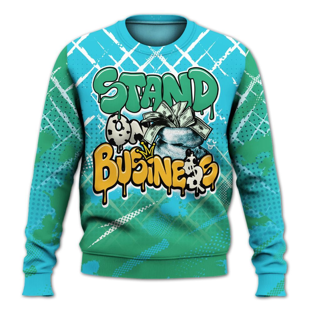 Sweatshirt To Match Dunk Chunky Dunky - Halftone Stand Business Dripping All Over Print