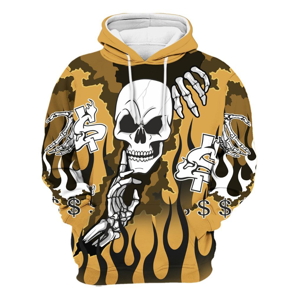 Hoodie To Match Low OG Rookie Of The Year 1s - Ones Move In Silence Graphic Trapped All Over Print