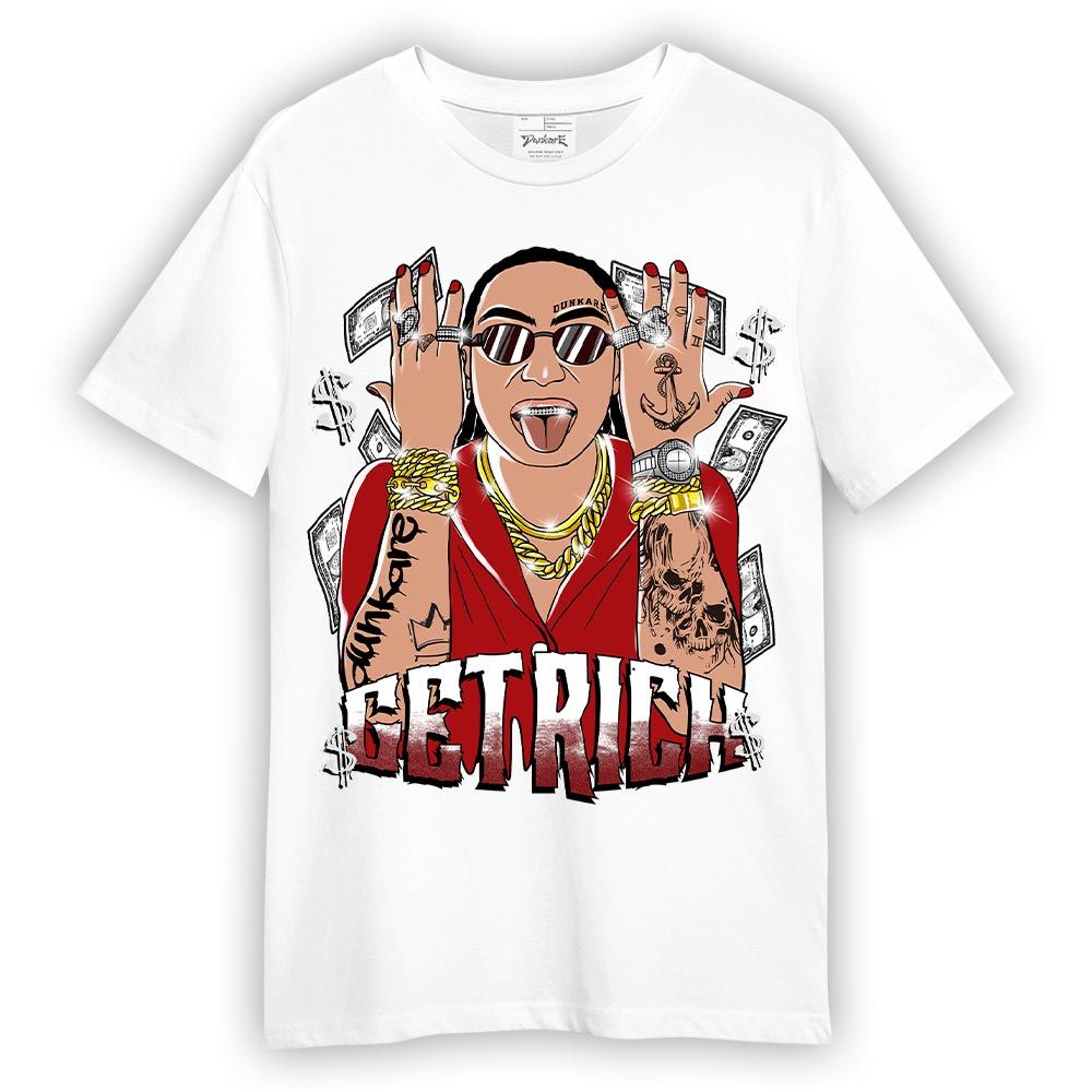 Shirt To Match Red Taxi 12s - Get Richz Unique 2 Unisex