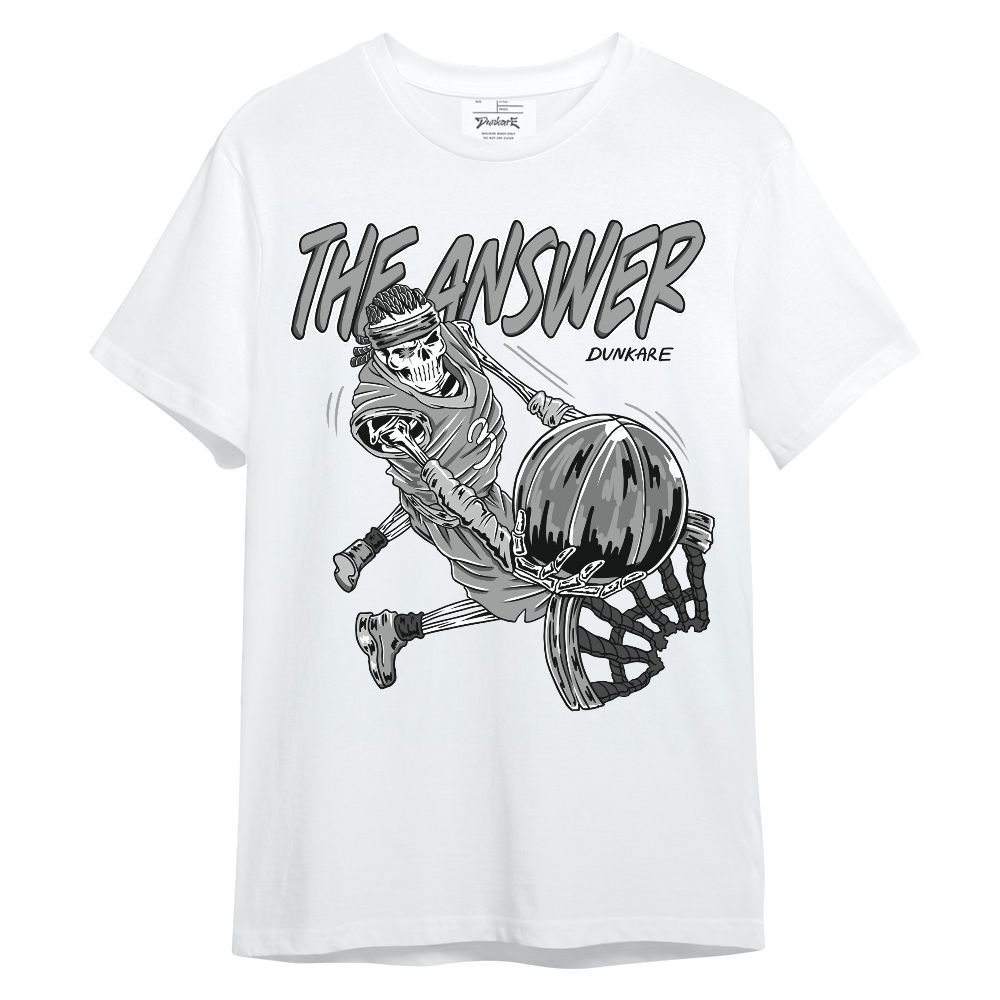 Shirt To Match Black Wolf Grey 12s - The Answer Skeleton Unisex Shirt