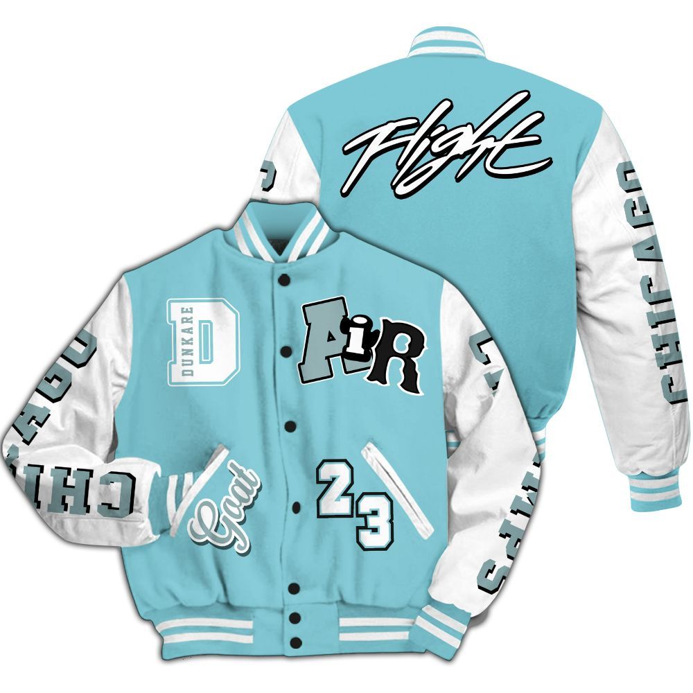 Varsity Jacket To Match Low Legend Blue 11s - AIR Number 23 GOAT All Over Print