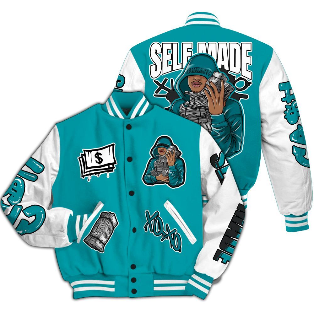 Varsity Jacket To Match Air Griffey Max Aquamarine 1s - Selfmade Unique All Over Print