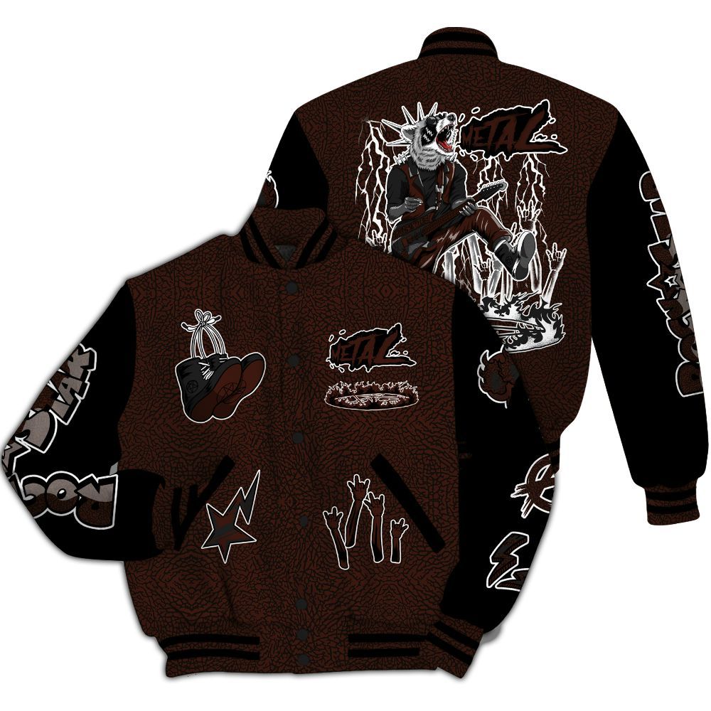 Varsity Jacket To Match Air Force 1 Low Halloween Skull 2024 - Punk Rock Raccoon All Over Print
