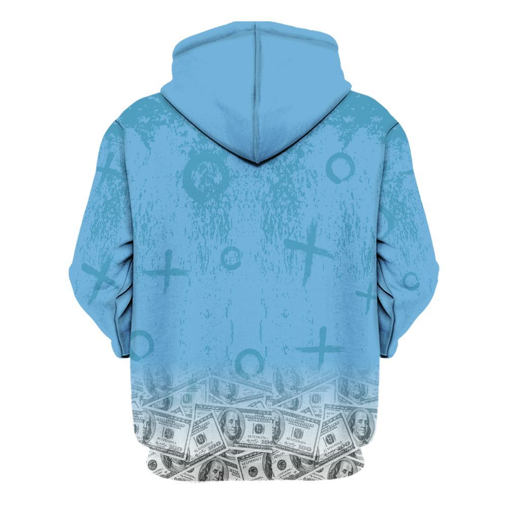 Hoodie To Match SB Dunk Low University Blue - Selfmade Unique Grunge All Over Print