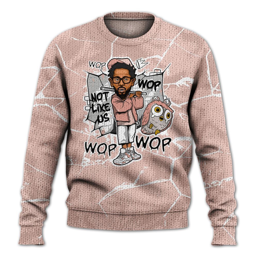 Knitted Sweater To Match Low Legend Pink 11s - None Like ComptonCity Graphic Crack