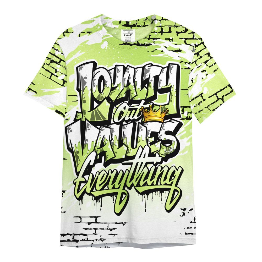 Shirt To Match Air Max SNDR Volt - Values Of Loyalty Drip All Over Print