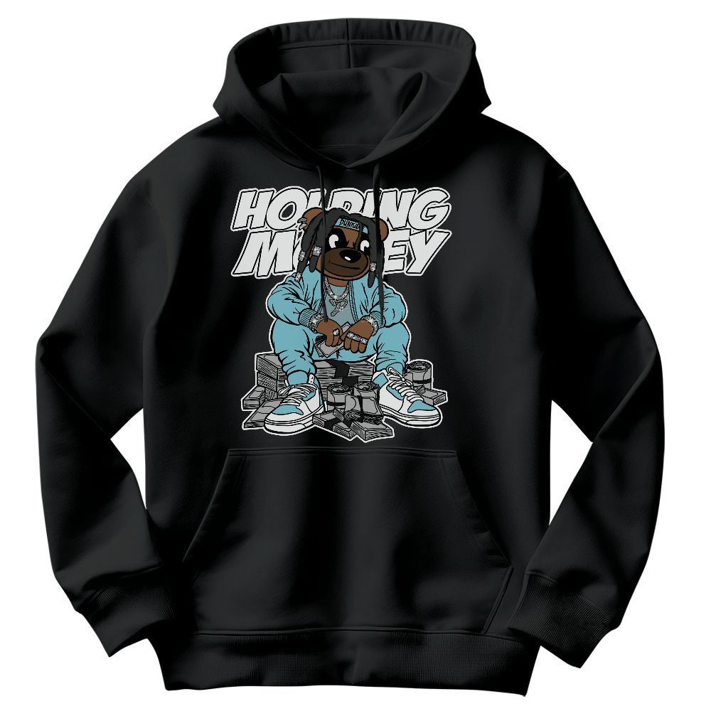 Sweatshirt To Match Low Legend Blue 11s - Possessing Moneys Bear Graphic