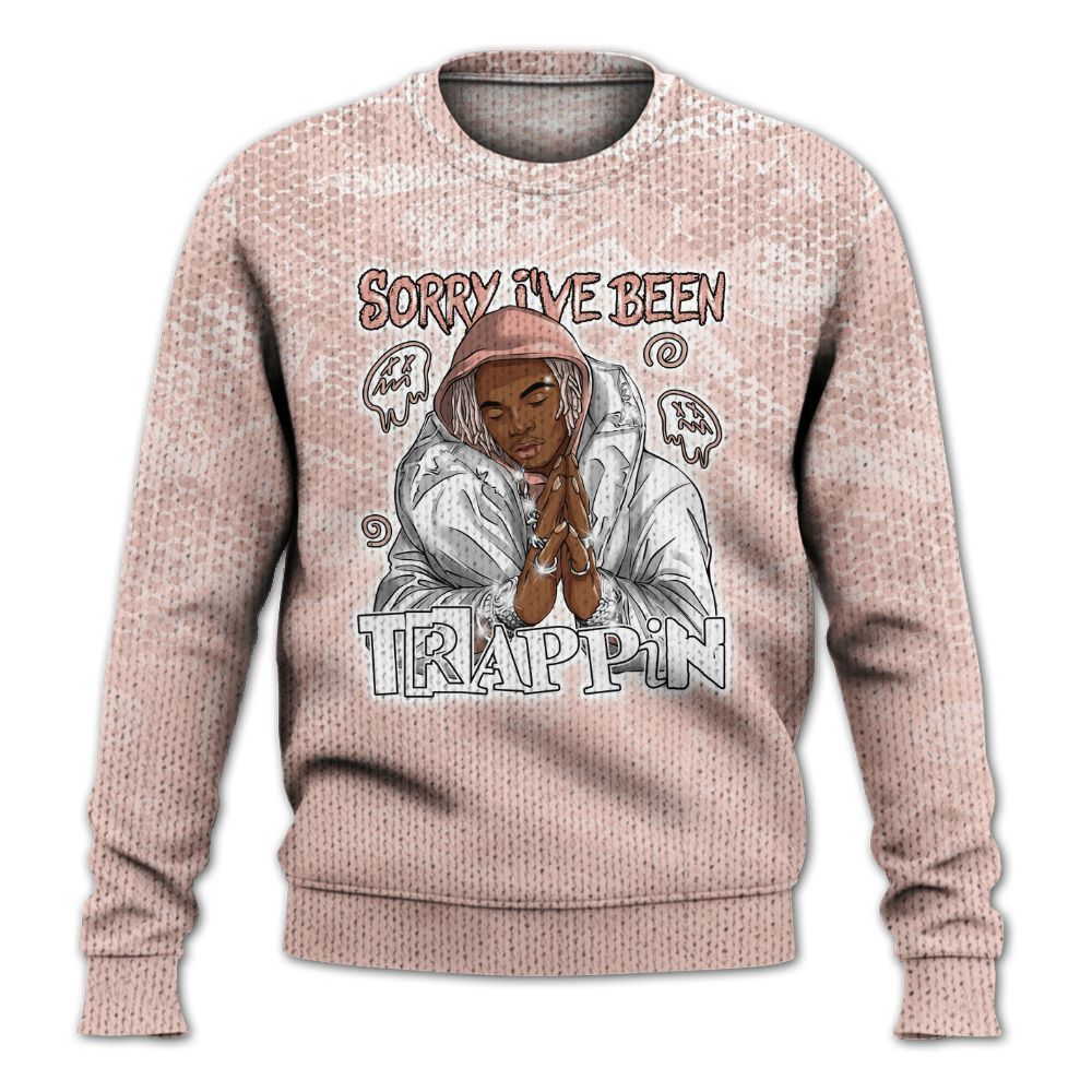 Knitted Sweater To Match Low Legend Pink 11s - Trappin' Banknote