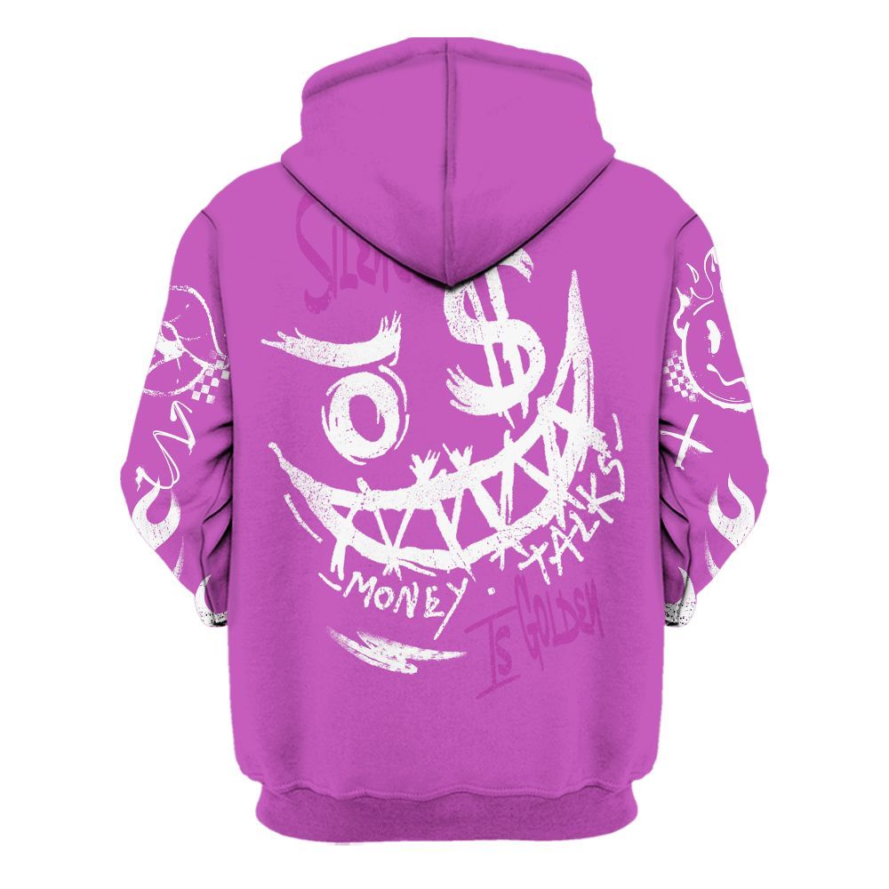 Hoodie To Match Hyper Violet 4s - Mouth Burning Street Style All Over Print