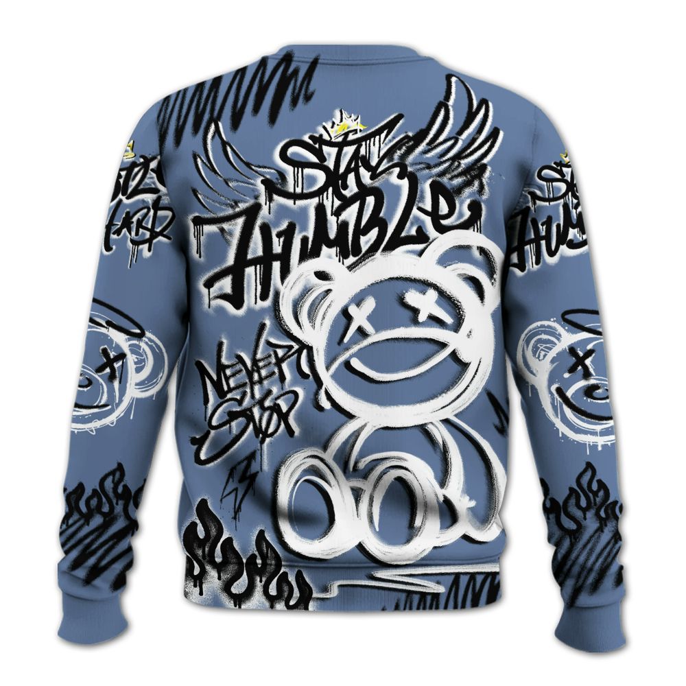 Sweatshirt To Match Mid Space Jam 1s - Humble Drip Streetwear Graffity All Over Print