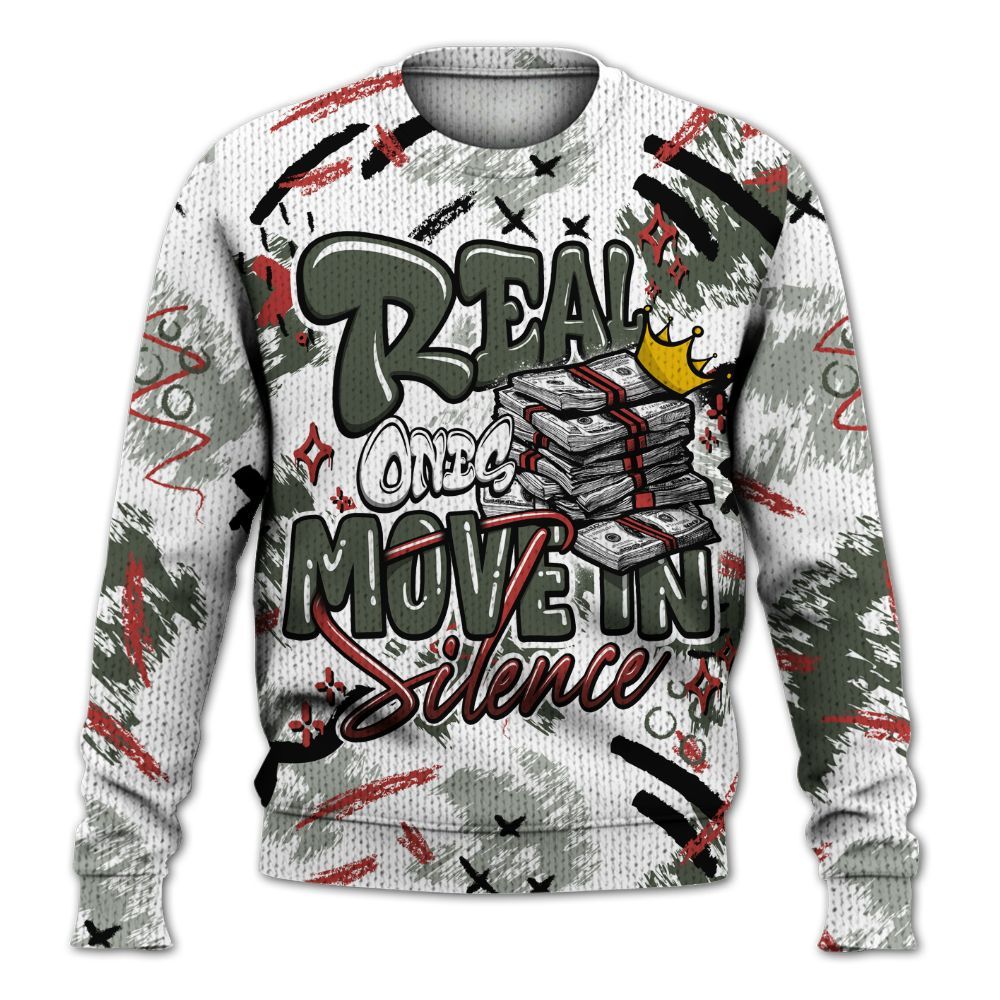 Sweater To Match Air Force 1 Low Year Of The Snake Shirt, Real Ones Move In Streetwear Graphic