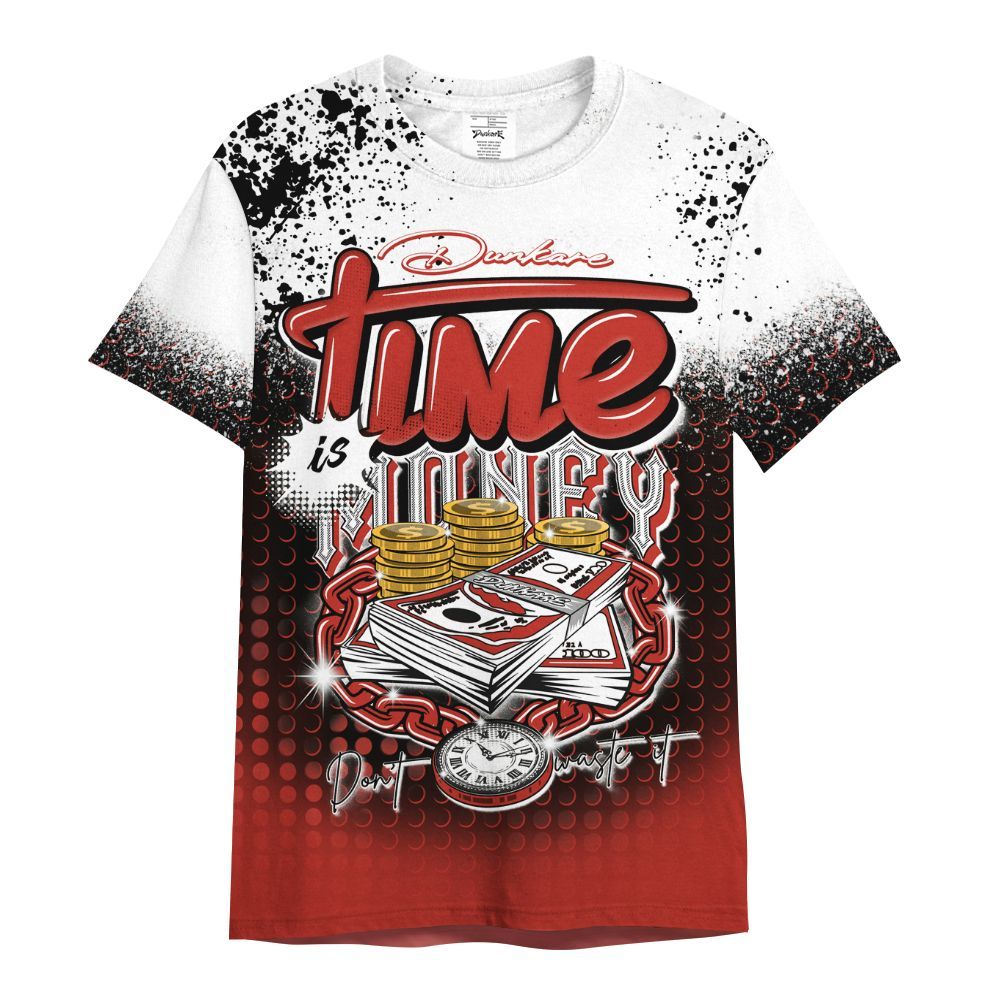 Shirt To Match Dunk Low St. Johns - Halftone Time Is Money All Over Print