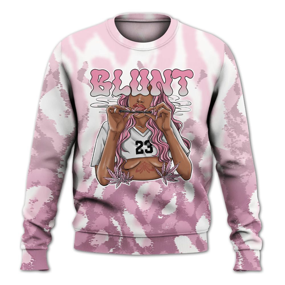 Sweatshirt To Match Orchid 4s - Bluntz Burnz All Over Print
