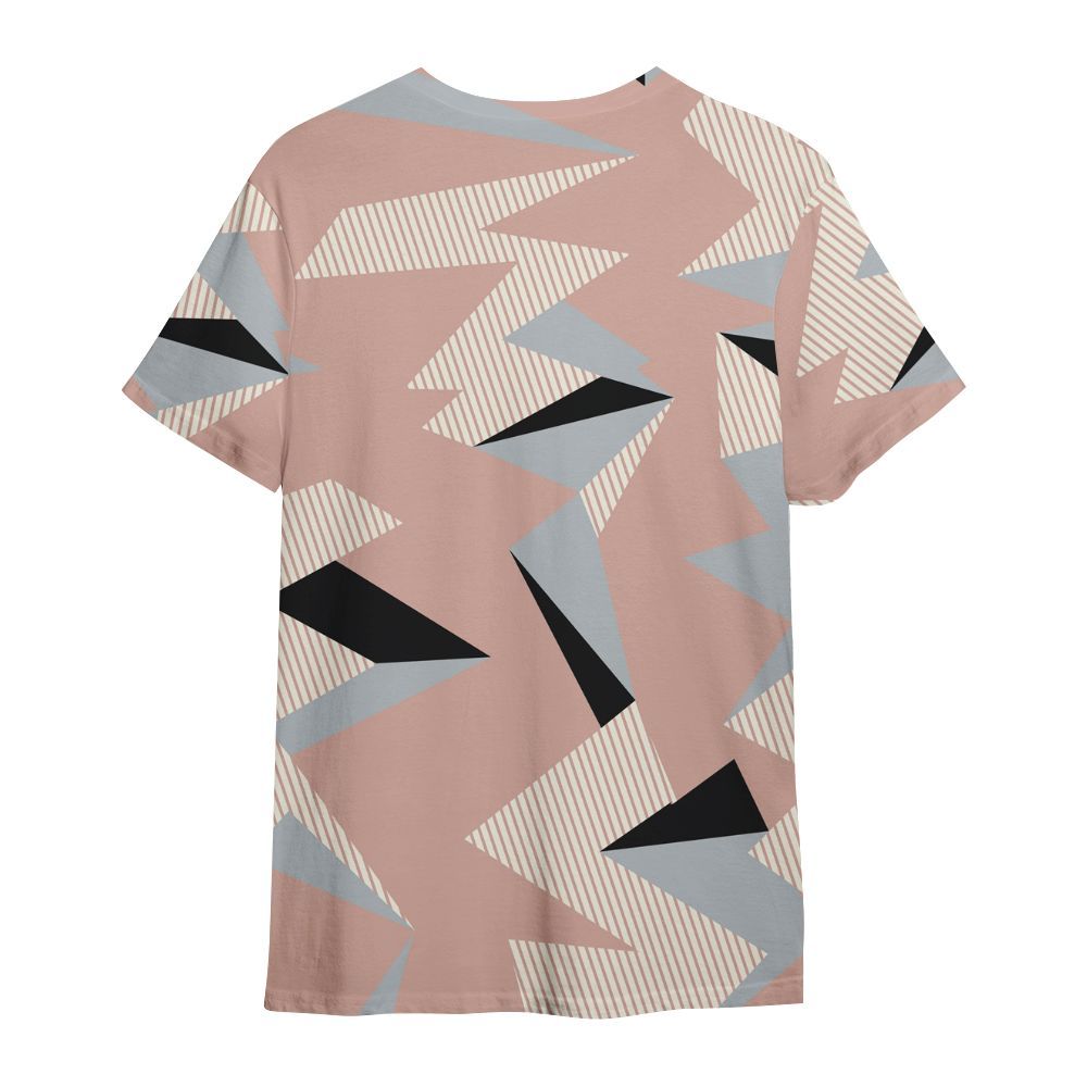 Shirt To Match Air Force Low 1 Arctic Orange - Geometric Camouflage Pattern All Over Print