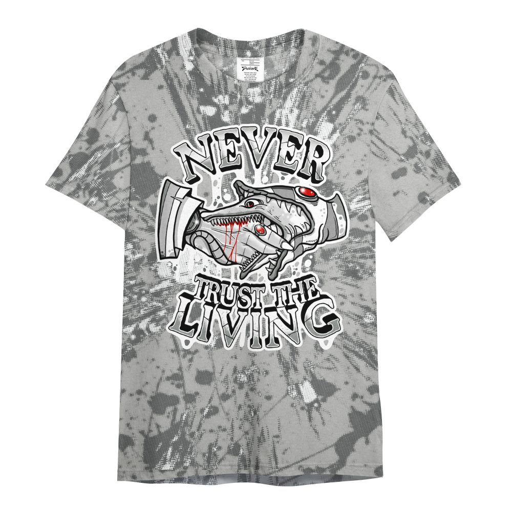 Shirt To Match Retro Wet Cement 4s - Never Trusting Living Graphic Halloween All Over Print