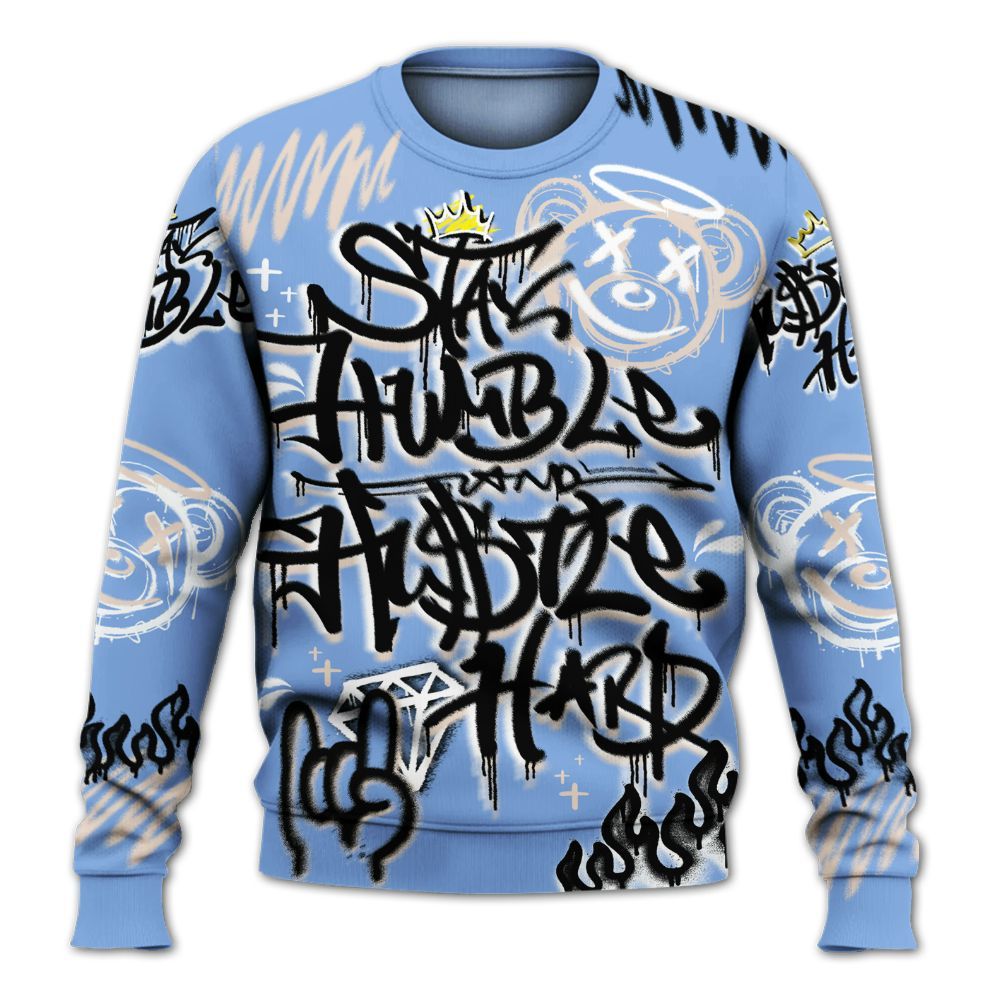 Sweatshirt To Match Air Max 1 Royal Pulse - Humble Drip Streetwear Graffity All Over Print