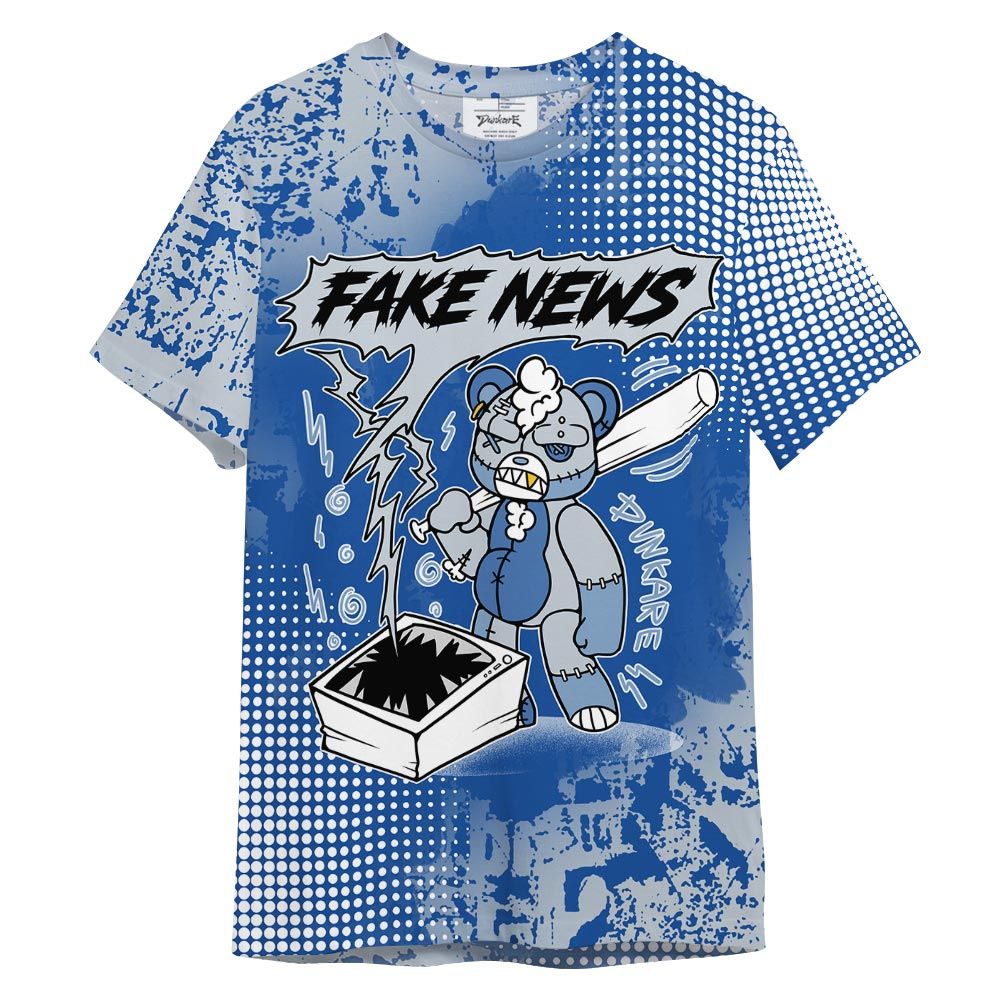Shirt To Match Low Space Royal 11s - False News Hugz Graphics Shirt Unisex