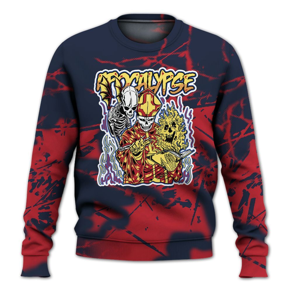 Sweatshirt To Match Dunk Low COJP What The 2024 - Apocalypse Skeleton Profound All Over Print