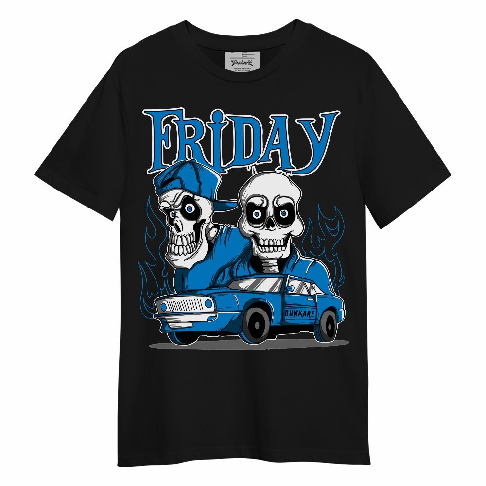 Shirt To Match Industrial Blue 4s - Friday Funny Graphic Military Blue 4s Unisex Shirt