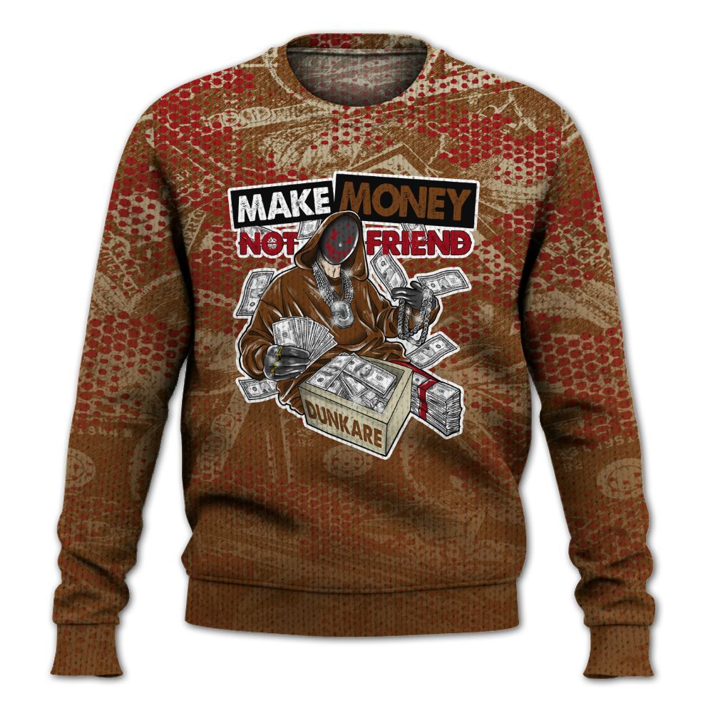 Knitted Sweater To Match Archaeo Brown 5s - Make Moneys Unique