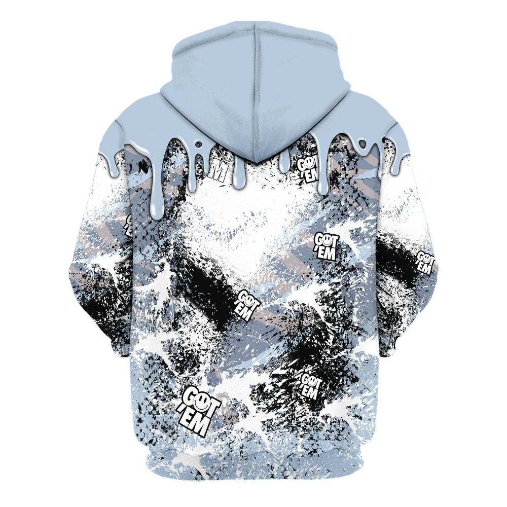 Hoodie To Match Ja 2 Induction - Dripping 23 Drip All Over Print