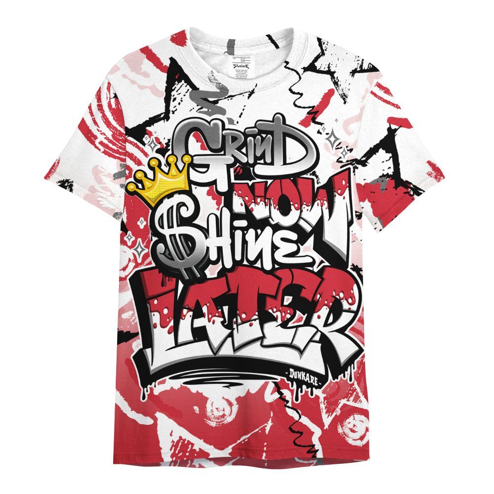 Shirt To Match Bunny 2025 8s - Grind Shine Later Drip All Over Print
