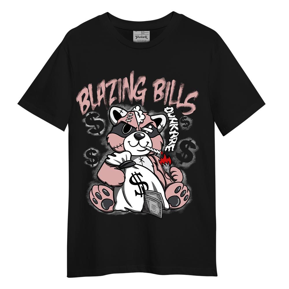 Shirt To Match T-Shirt Blazing Bills Raccoon, Red Stardust 3s T-Shirt To Match Sneaker 1704 DNY