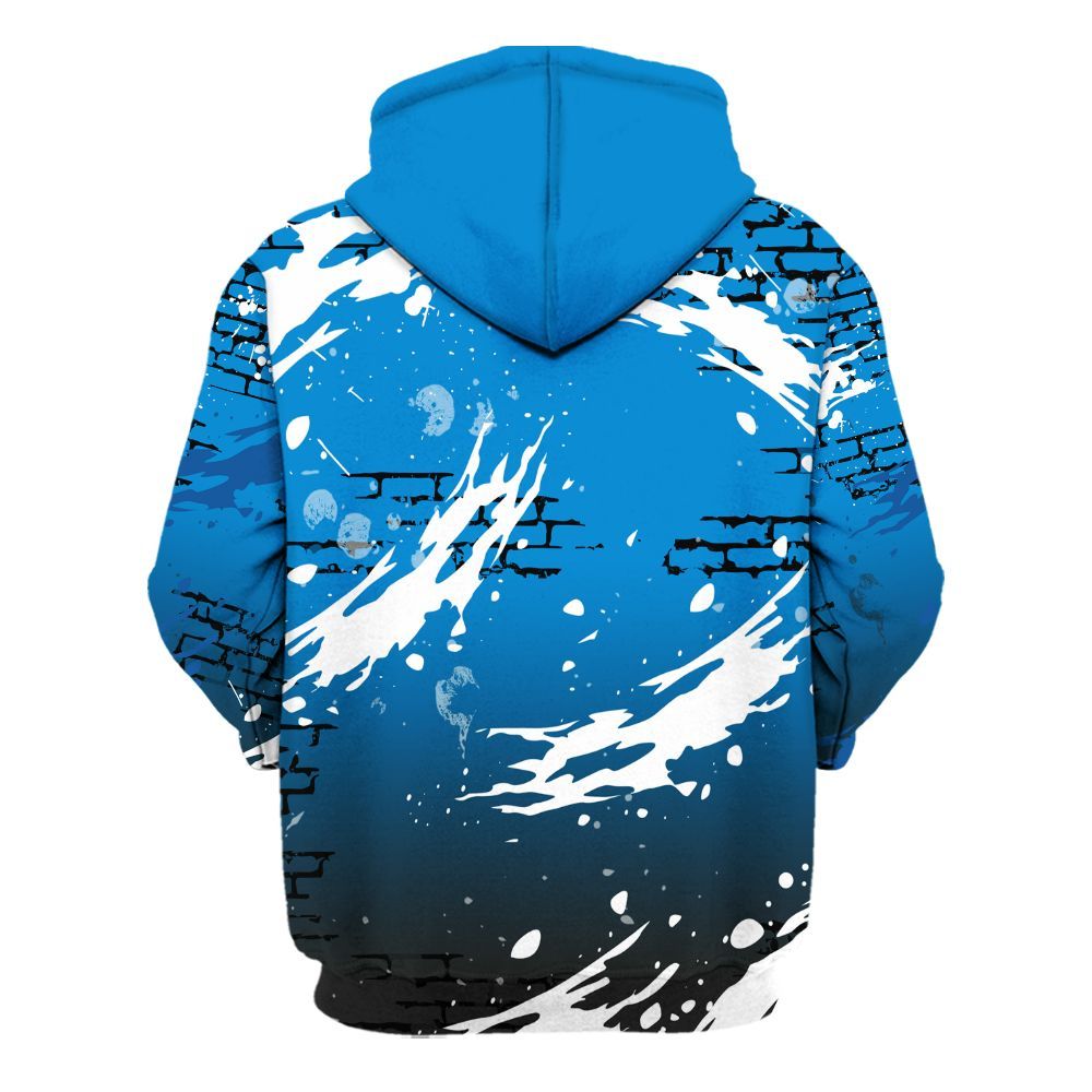 Hoodie To Match High OG FragmentxULA White Black 1s - Values Of Loyalty Drip All Over Print