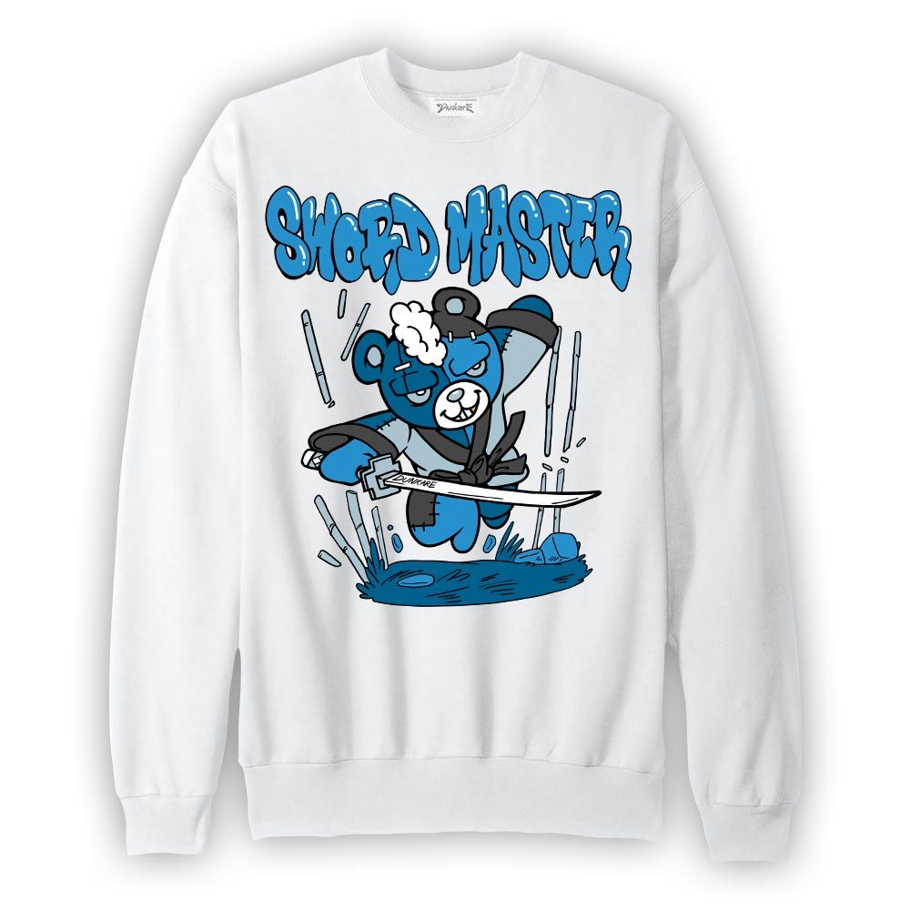 Sweatshirt To match Powder Blue 9s Sweatshirt - Sword Genius Hugz Graphic