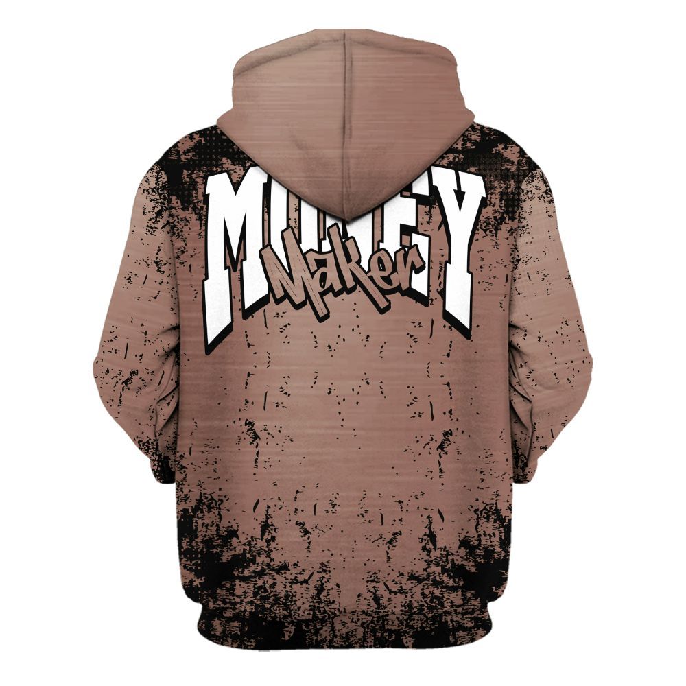 Hoodie To Match KD 4 Christmas - Move In Silence Money Street Retro All Over Print