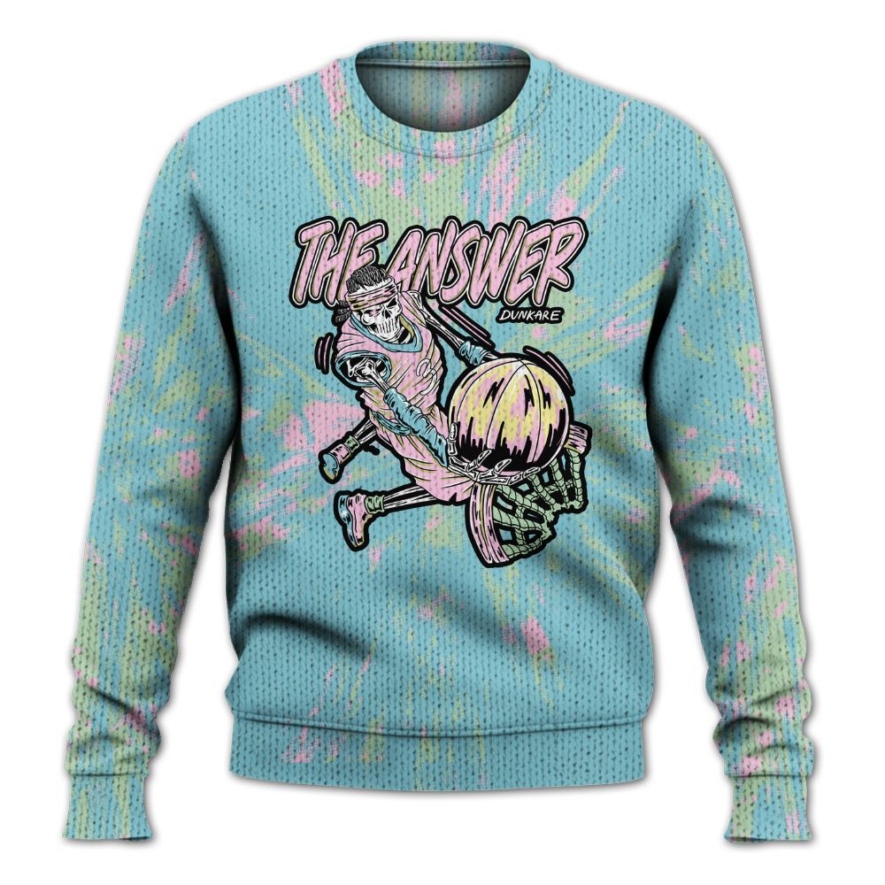 Knitted Sweater To Match SB Dunk Low Visty - The Answer Skeleton Luxury