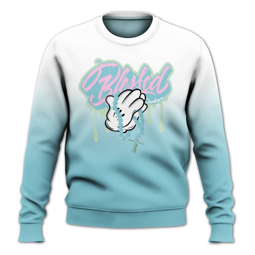 Sweatshirt To Match SB Dunk Low Visty - God Blessed Drip All Over Print