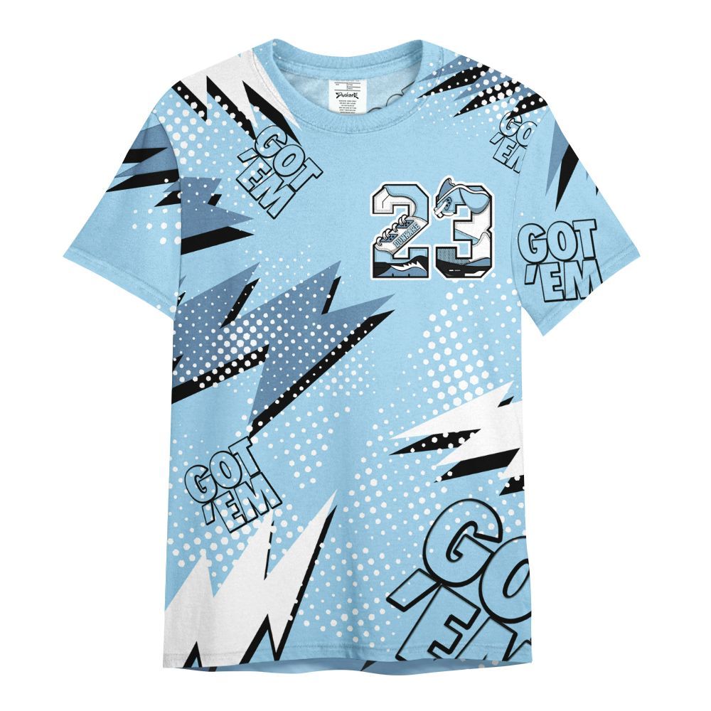 Shirt To Match Legend Blue 11s - Custom Name Number 23 5s All Over Print