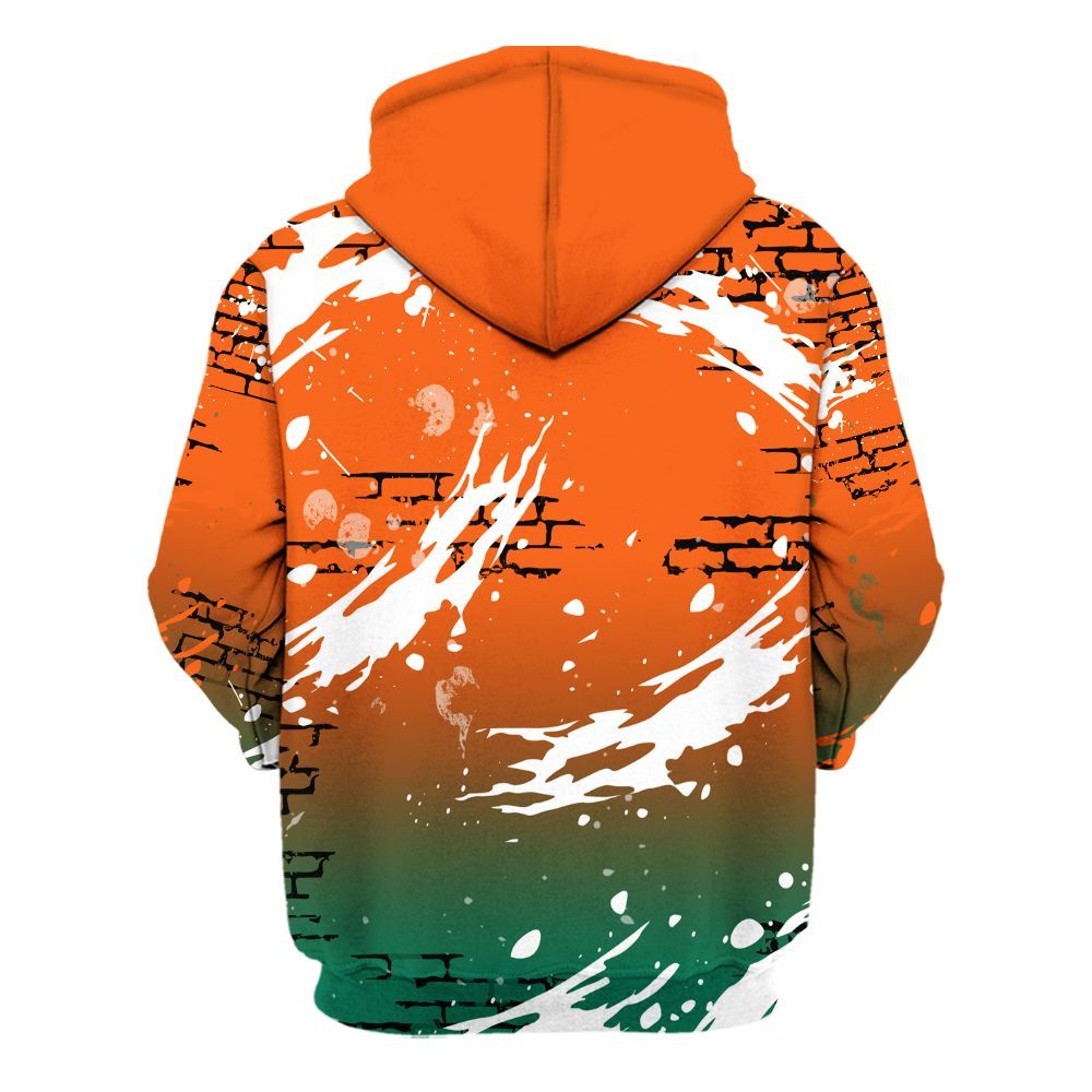 Hoodie To Match SoleFly Sail Gorge Green 3s - Values Of Loyalty Drip All Over Print