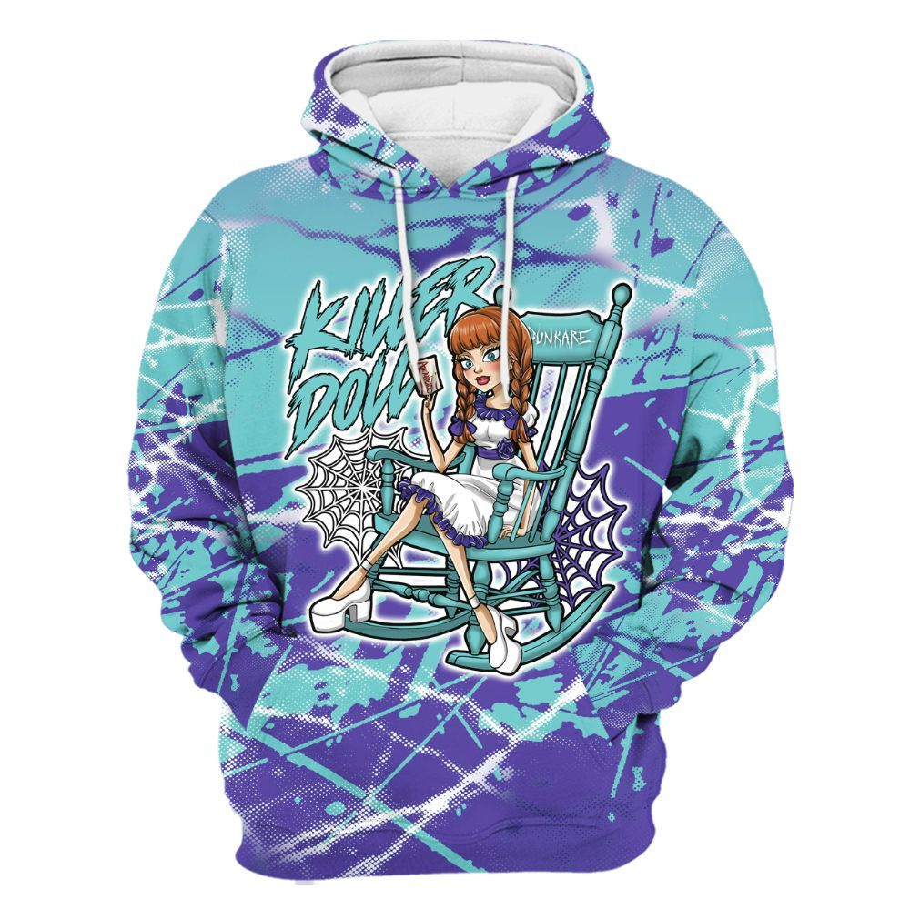 Hoodie To Match Low Hornets 1s - Killer Doll-A Halloween Profound All Over Print